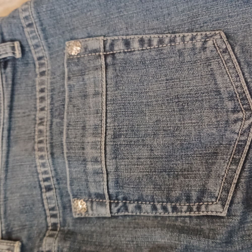 White House Black Market Jean Skirt - Picture 7 of 8